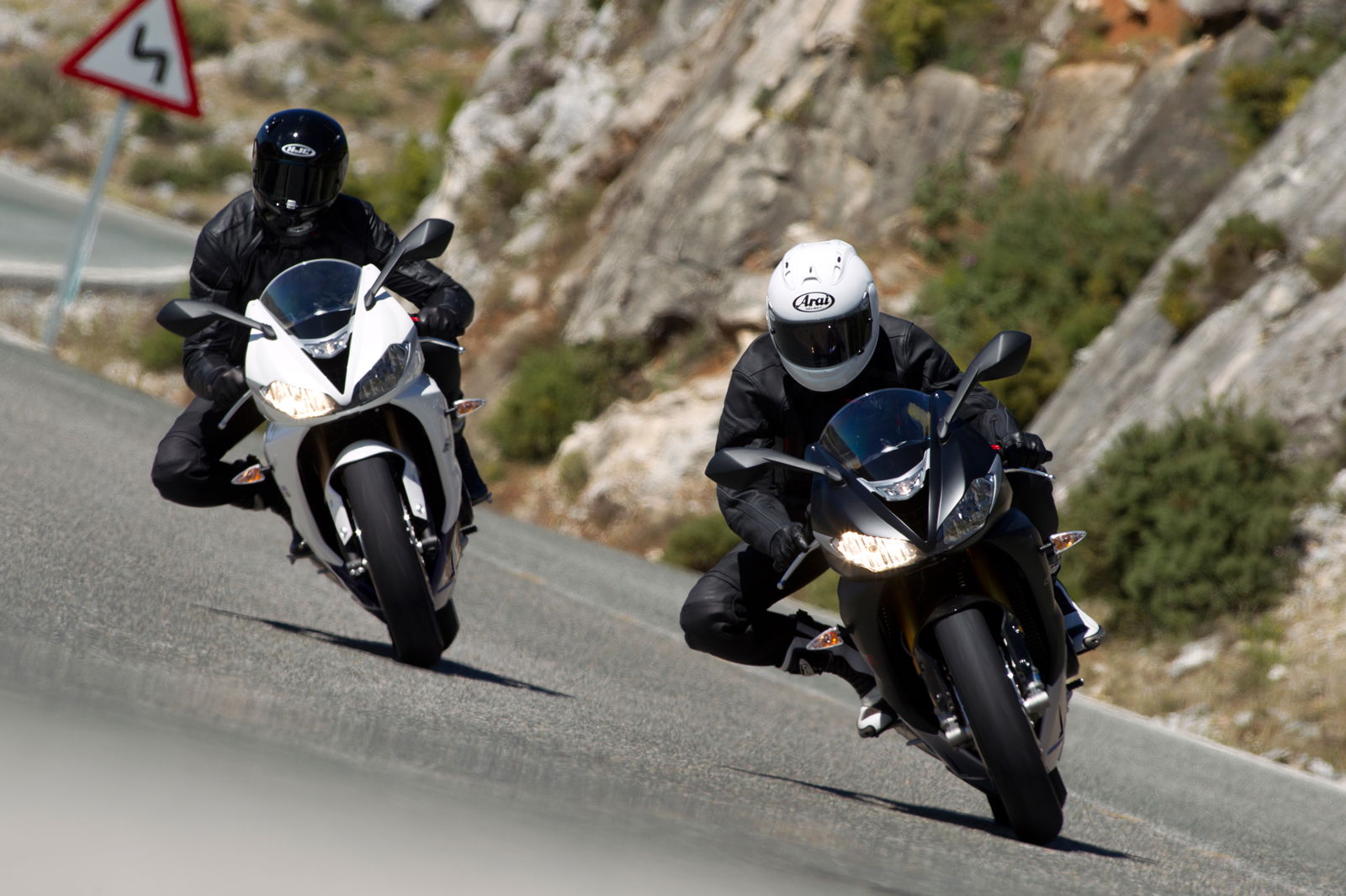 Two Triumph Daytona 675s